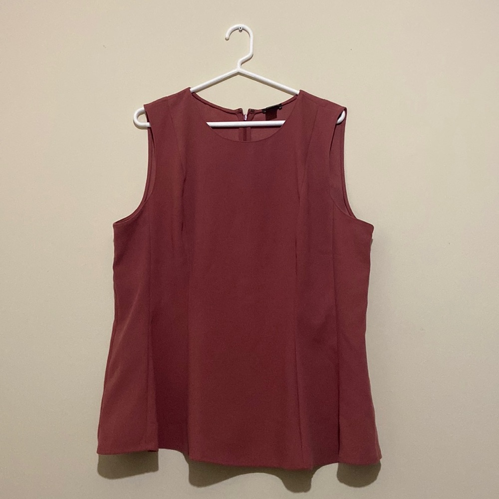 Ann Taylor Factory rose blouse